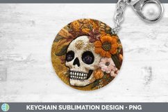 GorgeousEmbroidered Keychain design.