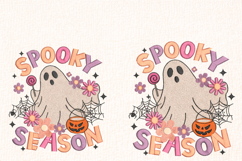 Spooky Season Ghost Embroidery Design Halloween Product Image 2