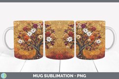 GorgeousEmbroidered Mug Wrap design.