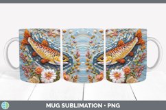 GorgeousEmbroidered Mug Wrap design.