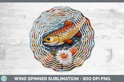 GorgeousEmbroidered Wind Spinner design.