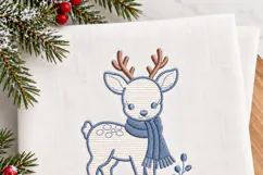 Reindeer Xmas Embroidery design Product Image 4