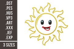 Smiling Sunshine | Baby Embroidery Product Image 1