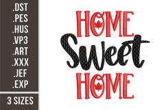 Home Sweet Home | Canada Embroidery Design Product Image 1