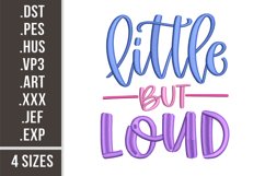 Little But Loud | Baby Embroidery Product Image 1