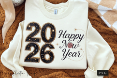 Faux Embroidery NYE 2026 PNG Product Image 3
