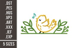 Singing Bird | Baby Embroidery Product Image 1
