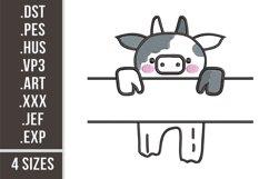 Baby Cow | Split Monogram Embroidery Product Image 1
