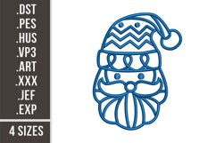 Santa's Claus Christmas Embroidery Design Product Image 1