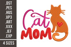Cat Mom | Pet Owner Embroidery Product Image 1