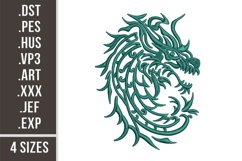 Dragon Outline |Machine Embroidery Product Image 1