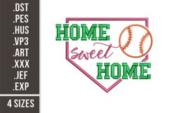 Home Sweet Home | Baseball Embroidery Product Image 1