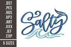 Salty | Summer Embroidery Product Image 1