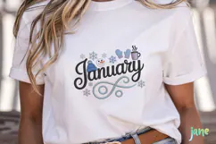 Embroidery Calendar Months Of The Year Clipart Product Image 2