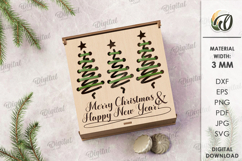 Embroidery Gift Boxes Bundle Lasercut. Christmas box SVG Product Image 4