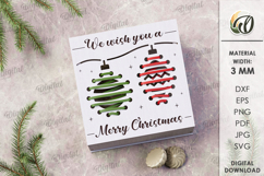 Embroidery Gift Boxes Bundle Lasercut. Christmas box SVG Product Image 6