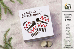 Embroidery Gift Boxes Bundle Lasercut. Christmas box SVG Product Image 9
