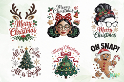 Embroidery Christmas PNG Sublimation Product Image 8