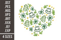 Beer, Shamrocks and Hats | St. Patrick's Day Embroidery Product Image 1