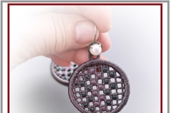 Embroidery Design FSL jewelry quirky earrings or pendant Product Image 2