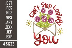 Can't Stop Loving You | St. Valentine's Day Embroidery Product Image 1