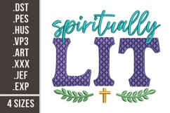 Spiritually Lit | Embroidery Design Product Image 1