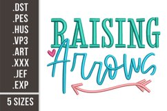 Raising Arrows | Christian Mom Life Embroidery Product Image 1