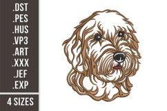 Golden Doodle Dog | Puppy Embroidery Product Image 1
