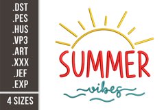 Summer Vibes | Easy Summer Embroidery Product Image 1