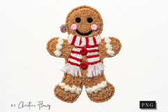 Gingerbread Man Latch Hook Crochet PNG Product Image 4