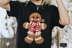 Gingerbread Man Latch Hook Crochet PNG Product Image 6