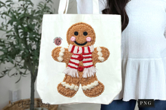 Gingerbread Man Latch Hook Crochet PNG Product Image 7
