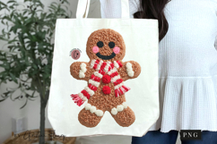 Gingerbread Man Latch Hook Crochet PNG Product Image 7