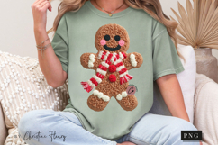 Gingerbread Man Latch Hook Crochet PNG Product Image 9