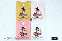 Funny Goose Happy New Year PNG Product Image 6
