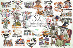 Embroidery Halloween Clipart Sublimation Product Image 1
