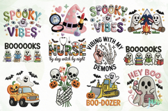 Embroidery Halloween Clipart Sublimation Product Image 7