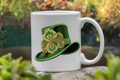 Embroidery Leprechaun Hat Watercolor Clipart Bundle Product Image 3