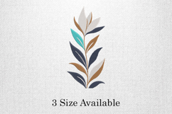 Modern Abstract Leaf Embroidery Design Product Image 1