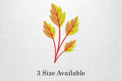 Autumn Leaf Branch Embroidery Design Product Image 1