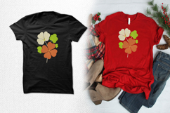 Colorful Clover Leaf Embroidery Design Product Image 2