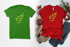 Green Leaf Branch Embroidery Design Product Image 2