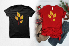 Autumn Leaf Branch Embroidery Design Product Image 2