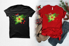 Red Berry Flower Three Size Embroidery Design Product Image 2