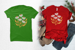 Golden Daisy Garden Three Size Embroidery Design Product Image 2