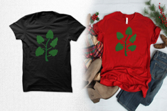 Simple Green Leaf Embroidery Design Product Image 2