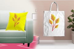 Autumn Leaf Branch Embroidery Design Product Image 3