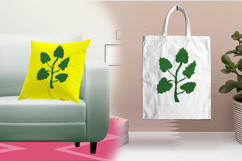 Simple Green Leaf Embroidery Design Product Image 3