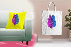 Modern Abstract Floral Line Embroidery Design Product Image 2