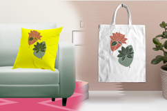 Abstract Floral Leaf Embroidery Design Product Image 3